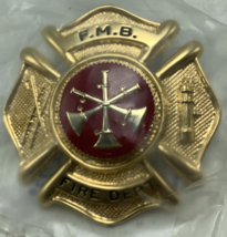 NEW Firefighters Badge Fort Myers Beach FL Fire Department, Blackinton 3... - $37.20