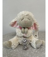 Ganz Pink Serenity Lamb w/ Crib Cross - Christening Baptism plush Bless ... - £18.44 GBP