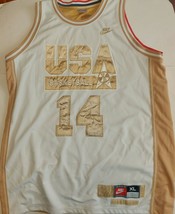 Vintage Nike 1992 Olympics USA Dream Team Charles Barkley #14 Jersey Mens XL - £84.72 GBP