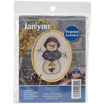 Janlynn Mini Counted Cross Stitch Kit 3&quot;X4&quot;-Snowla - £10.51 GBP