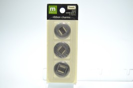 Making Memories Ribbon charms Round Variety Pack 3 Charms NEW - $2.99