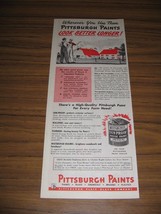 1948 Print Ad Pittsburgh Sun Proof House Paint Farm Barn &amp; House - £10.53 GBP
