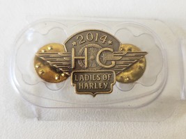 Harley Davidson Motorcycles Ladies of Harley Owners Group HOG 2014 Pin Tac NEW - £6.93 GBP