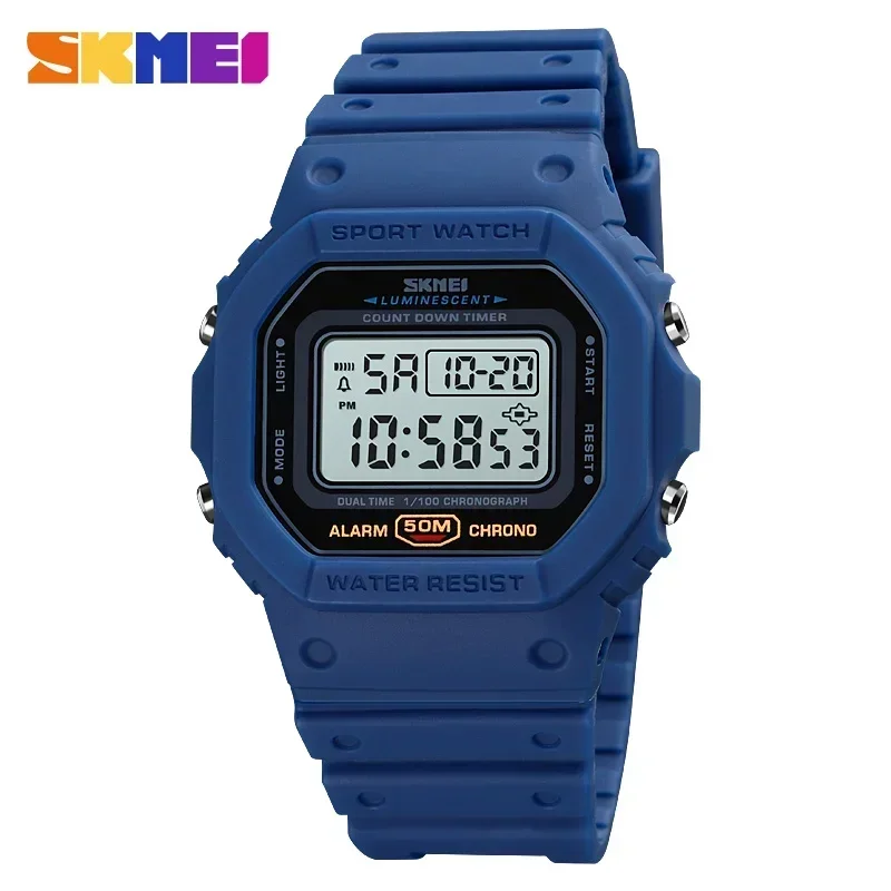  2 time count down fashion watches reloj hombre multifunctional digital sport watch men thumb200