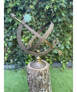 Celestial Sundial – Bronze Sculpture. 30x30x48cm - $599.95