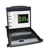 8-Port 1U Rack-Mount Console KVM Switch with 19-in. LCD and IP Remote Ac... - $4,783.00