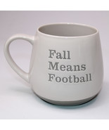 Robert Stanley Fall Means Football 2 Tone Grey Oversized Coffee Mug Tea ... - $16.28
