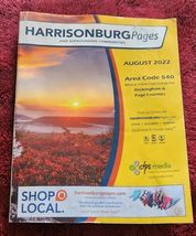 2022 August Virginia Harrisonburg Telephone Book Rockingham Page County - $9.99