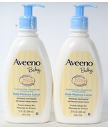2 Ct Aveeno Baby 12 Oz Fragrance Free Colloidal Oatmeal Daily Moisture L... - €28,75 EUR