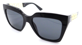 Versace Sunglasses VE 4418 GB1/87 56-19-145 Black / Dark Grey Made in Italy - £192.97 GBP