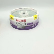 Blank DVD Discs 15 Maxell DVD+R Spindle New - £7.97 GBP