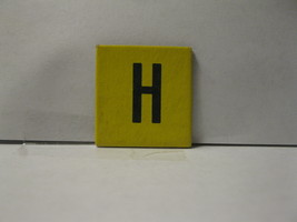 1958 Scrabble for Juniors Board Game Piece: Letter Tab - H - $0.75