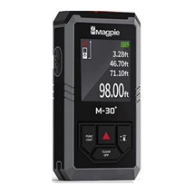Magpie Tech M30 Plus 98 Feet Compact Pocket Laser Distance Meter Digital... - $49.99
