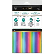 Deco Foil Transfer Sheets 6X12 20/Pkg Cardstock Adhesive - $36.49