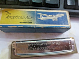 Vintage Hotz The American Ace German Harmonica in box - $13.99