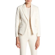 THEORY Damen Blazer Brince Elegant Solide Weiß Größe US 00 H0104108 - £123.18 GBP