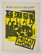 *L4) Who Can It Be Now? - Men at Work - Vintage Sheet Music - $9.89