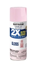 Rust-Oleum American Accents 2X Ultra Cover Spray Paint, Gloss Candy Pink... - £9.39 GBP