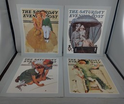 Four (4) Prints - Norman Rockwell, 1983 Aspelins Art Galleries (12 x 10) SEP - £15.08 GBP