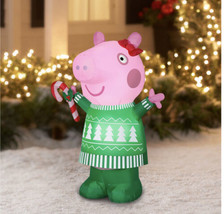 . Airblown Inflatable Christmas Peppa Pig 3.5 Ft Christmas Yard Decor - £46.26 GBP