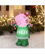 . Airblown Inflatable Christmas Peppa Pig 3.5 Ft Christmas Yard Decor - £47.16 GBP