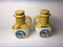 Niagara Falls Souvenir Ceramic Salt &amp; Pepper Shakers Vintage Unused - £19.61 GBP