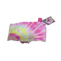 NWT Xhilaration Medium pink/yellow tie dye bathing suit top - $7.00