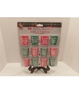 Spencer&#39;s Gifts 12 Fu**ing Reasons To Drink On Christmas Shot Glass Set New - £15.13 GBP