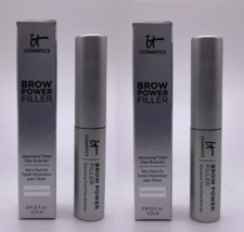 2xIT Cosmetics BROW POWER FILLER Tinted Fiber Brow Gel ~ UNIVERSAL TAUPE... - $21.73