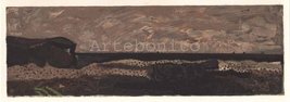 Artebonito - Georges Braque Lithograph Plage de Varengeville Maeght 1968 - £71.77 GBP