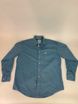 Panhandle Rough Stock Mens Classic Long Sleeve Button Down Shirt Size Large - $24.65