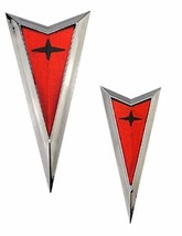 Reproduction Chrome Front and  Rear Arrowhead Emblem Set 2004-2006 Ponti... - £60.51 GBP