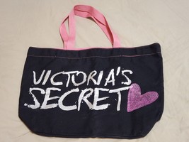 XL  Black Tote Bag Purse Victoria&#39;s Secret - $26.72