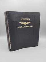 Jeppesen Airway Manual 7-Ring Spiral Binder with Plastic Protector Pages... - $12.98