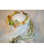 Flower Crown / Old fashioned romantic - Adelina / Renaissance - Muted Sh... - £44.16 GBP