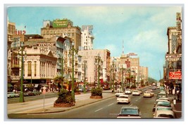 Canal Street View New Orleans Louisiana LA UNP Chrome Postcard L18 - $3.91