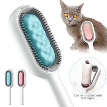 2 in1 Dog Deshedding Brush &amp; Silicone Pet Hair Remover Brush, Cat Grooming Comb  - £20.04 GBP