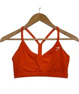 Gymshark Sports Bra Womens Extra Small Orange Strappy Y Workout Gym Athl... - $27.77 CAD