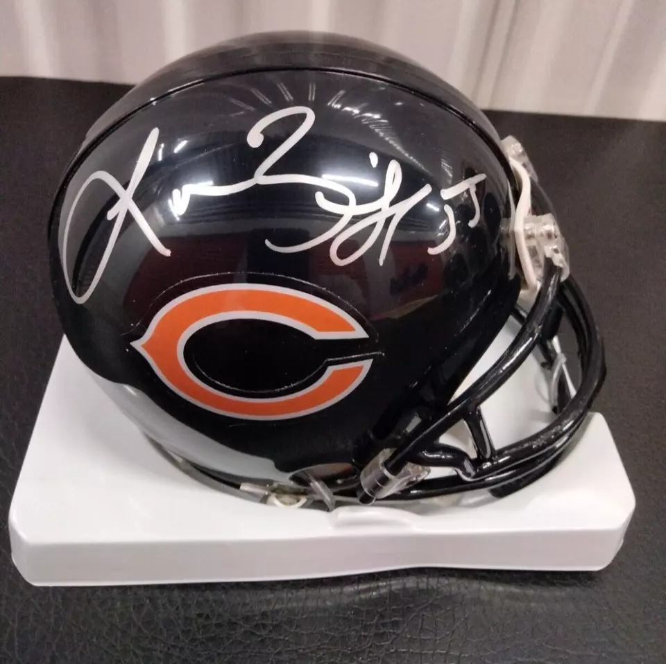 Lance Briggs Autographed Chicago Bears Mini Helmet (A) - £55.91 GBP
