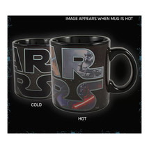 NEW Disney Star Wars 20oz Ceramic Heat Reveal Mug BLACK - $20.31