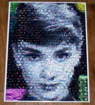 Amazing Audrey Hepburn Beautiful Flowers Montage w/COA - £9.02 GBP