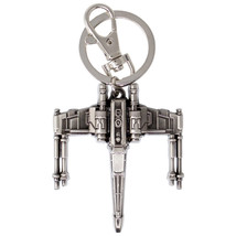 Star Wars X-Wing Fighter Pewter Key Ring Silver - £12.51 GBP