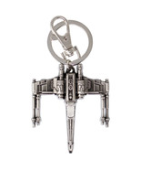 Star Wars X-Wing Fighter Pewter Key Ring Silver - £12.60 GBP