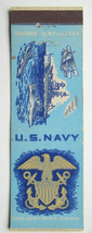 U.S. Navy - 20 Strike Us Military Matchbook Cover Blue Ship, Plane, Submarine - £1.59 GBP