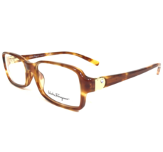 Salvatore Ferragamo Eyeglasses Frames 2661-B 104 Tortoise Gold Crystal 51-16-135 - $64.96