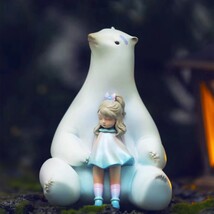 Forest Girls Polar Bear Girl, Anime Cartoon Figurines, Desktop Ornaments - £182.02 GBP