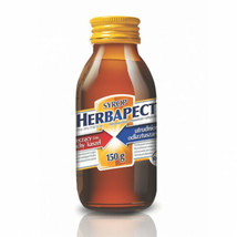 HERBAPECT syrup 125ml (150g) tiring, dry cough, difficult expectoration. - £15.68 GBP