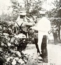 Czar Nicholas Tasting Soup WW1 Print 1917 Russian Army Dinner And Chef S... - $29.99