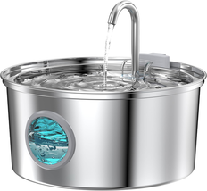 Cat Water Fountain Stainless Steel: Cat Fountain for Drinking - 108Oz/3.... - $31.57