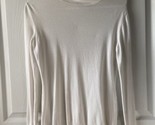 The Limited Womens Size S C Cream  Long Gathered Sleeved Turtleneck Sweater - $5.54